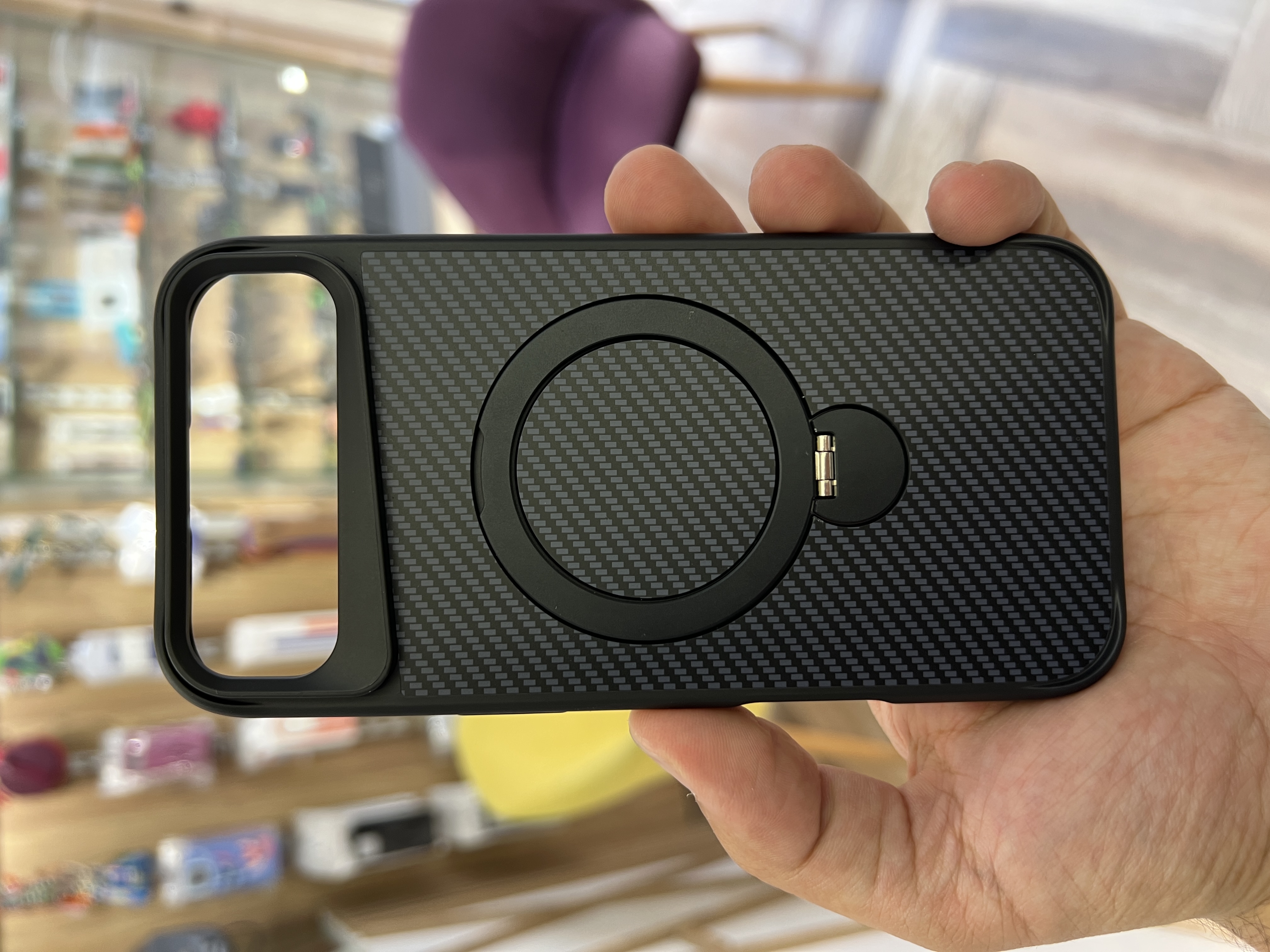 Coque iPhone 17 Series - Motif Carbon
